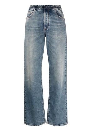 Heron Preston elasticated-waistband jeans - Blue