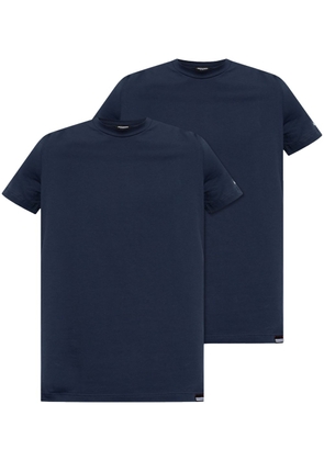 Dsquared2 stretch-cotton lounge T-shirts (pack of two) - Blue