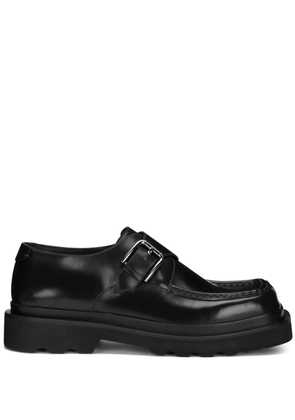 Dolce & Gabbana polished leather monk shoes - Black