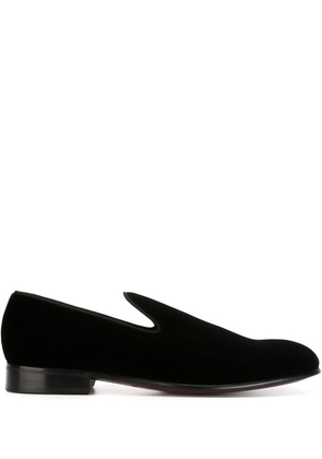 Dolce & Gabbana classic velvet slippers - Black