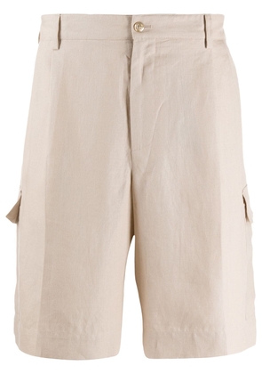 Dolce & Gabbana linen bermuda shorts - Neutrals
