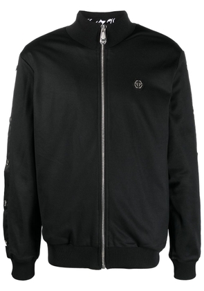 Philipp Plein appliqué-detail bomber jacket - Black