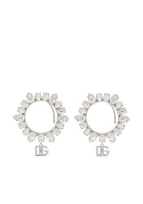Dolce & Gabbana crystal-embellished earcuff earrings - Silver