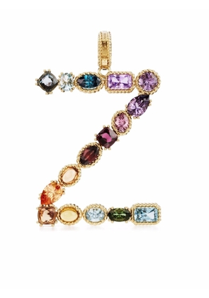 Dolce & Gabbana Rainbow Alphabet Z 18kt yellow gold multi-stone pendant