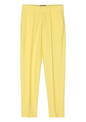Bruno Manetti elasticated-waist tapered trousers - Yellow