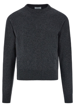 Ferragamo charcoal cashmere crew neck sweater - Grey