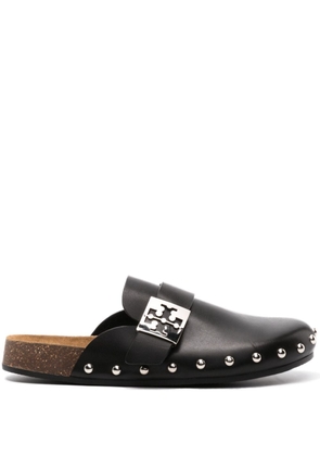 Tory Burch Mellow studded leather slippers - Black