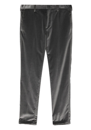 Paul Smith slim-cut velour trousers - Grey