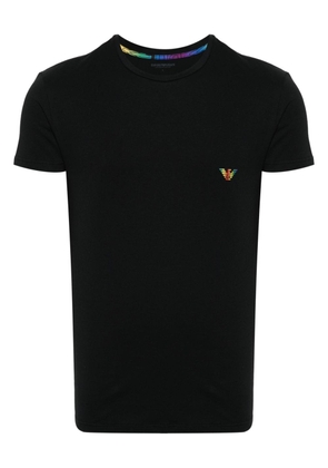 Emporio Armani logo-print T-shirt - Black