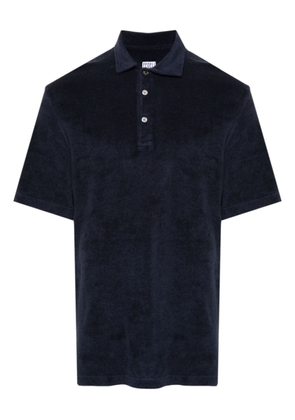 Fedeli Mondial terry-cloth polo shirt - Blue