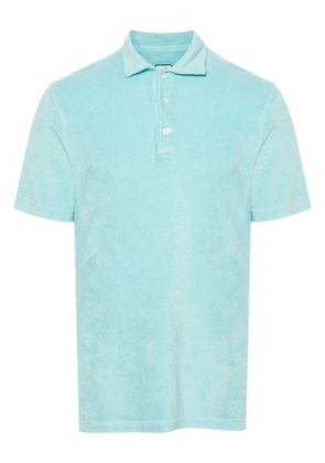 Fedeli Mondial terry-cloth polo shirt - Blue