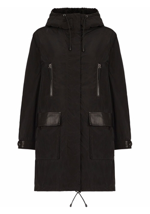 Giuseppe Zanotti Minsk hooded coat - Black