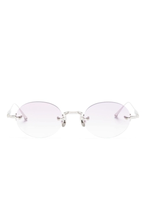 Matsuda M5002 oval-frame sunglasses - Silver