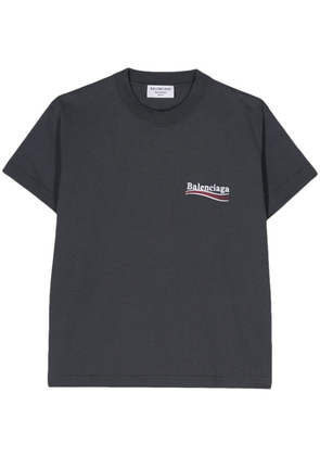 Balenciaga Political Campaign cotton T-shirt - Grey
