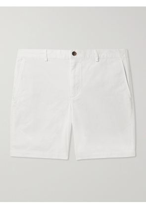 Club Monaco - Baxter Slim-Fit Stretch-Cotton Twill Shorts - Men - White - UK/US 30