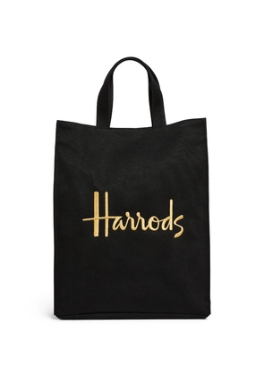Harrods Medium Recycled Cotton Harrods Shopper Bag