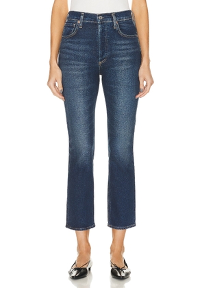Citizens of Humanity Jolene High Rise Vintage Slim in Everdeen - Blue. Size 26 (also in 28, 30, 34).