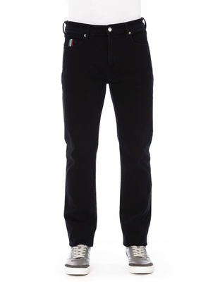 Baldinini Trend Black Cotton Jeans & Pant - XS