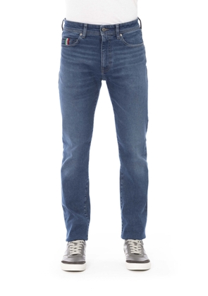 Baldinini Trend Blue Cotton Jeans & Pant - XS