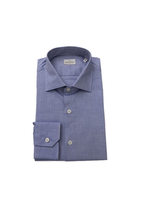 Bagutta Light Blue Cotton Shirt - L