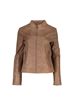 Desigual Chic Brown Sports Jacket with Long Sleeves - L