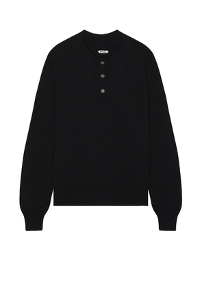 BODE Cashmere Polo in Black - Black. Size M (also in XL/1X).