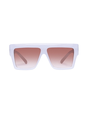 AIRE Antares Sunglasses in White.