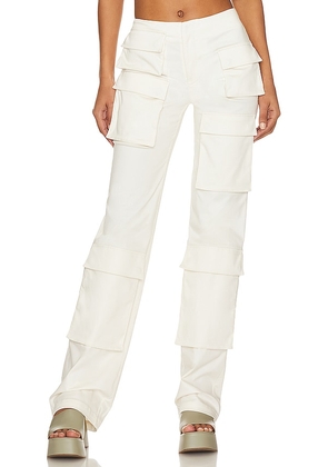 h:ours Sedona Pant in Cream. Size XL.
