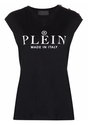 Philipp Plein SS logo-print T-shirt - Black