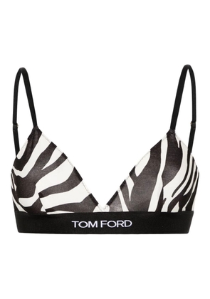 Tom Ford Optical Zebra Printed Modal Signature Bra