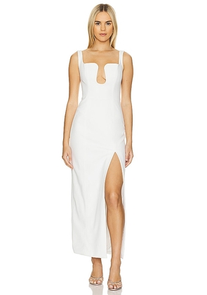 MISHA Franka Dress in Ivory. Size M, S, XL, XS, XXL, XXS.
