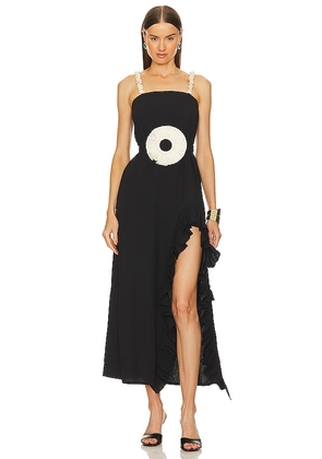 Sundress Francine Dress in Black. Size XS.