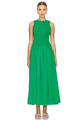 The Wolf Gang Marisol Maxi Dress in Green. Size M, S, XL.