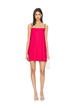 Susana Monaco String Flare Dress in Pink. Size L, S, XL, XS.
