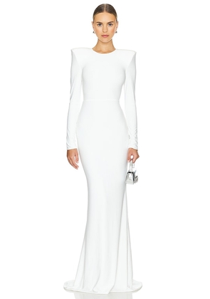 Zhivago Forte Gown in White. Size 4, 6, 8.