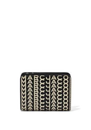 Marc Jacobs The Monogram Leather zip-around wallet - Black