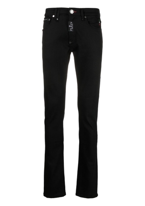 Philipp Plein Hexagon low-rise slim-cut jeans - Black