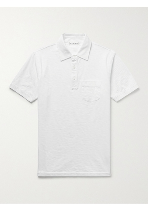 Alex Mill - Standard Slub Cotton-Jersey Polo Shirt - Men - White - XS