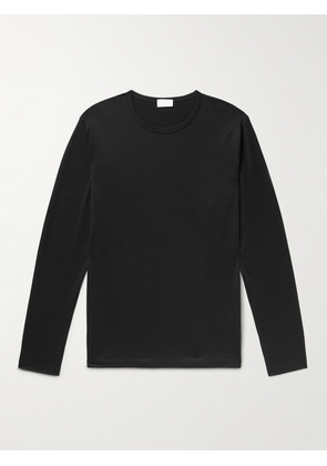 Håndværk - Pima Cotton-Jersey T-Shirt - Men - Black - S