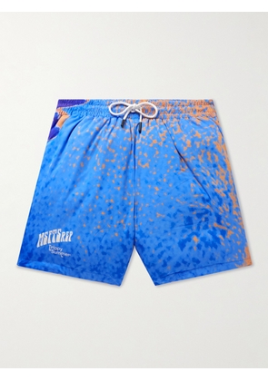MSFTSREP - Wide-Leg Printed Padded Shell Shorts - Men - Multi - S