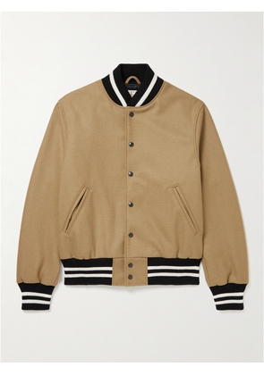 Golden Bear - The Portola Wool-Blend Varsity Jacket - Men - Neutrals - S