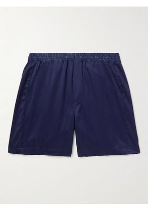 CDLP - Home Satin-Trimmed Lyocell-Twill Pyjama Shorts - Men - Blue - IT 46