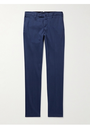 Incotex - Venezia 1951 Slim-Fit Cotton-Blend Twill Trousers - Men - Blue - IT 44