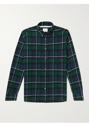 Norse Projects - Anton Checked Brushed Cotton-Flannel Shirt - Men - Blue - XS
