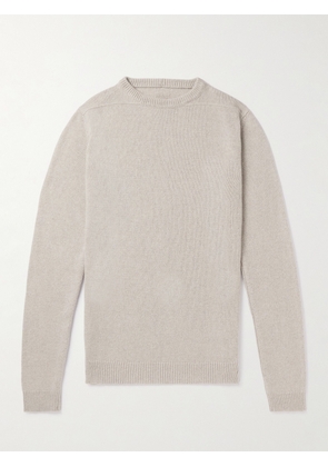 Rick Owens - Biker Recycled Cashmere and Wool-Blend Sweater - Men - Neutrals - XS