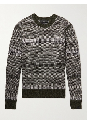 Rag & Bone - Reversible Wool-Jacquard Sweater - Men - Gray - S