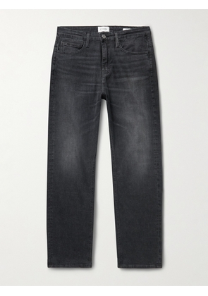 FRAME - Straight-Leg Distressed Organic Jeans - Men - Black - UK/US 29