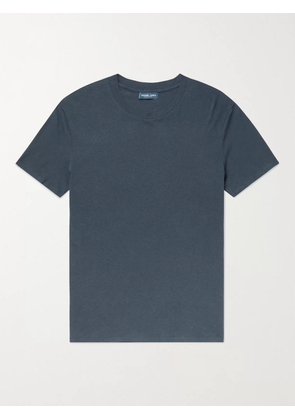 Frescobol Carioca - Slim-Fit Cotton and Linen-Blend Jersey T-Shirt - Men - Blue - S