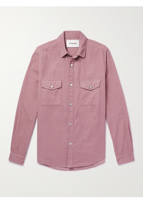FRAME - Cotton-Corduroy Shirt - Men - Pink - XS