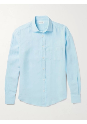 Hartford - Linen Shirt - Men - Blue - S
